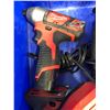 Image 8 : Milwaukee M18 drill, M18 angle grinder, qty 3 M12 drivers, M12 impact, M12 flashlight, M12 battery,