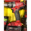 Image 2 : Milwaukee M18 drill, M18 angle drill, M12 impact, M12 flashlight, M12 battery, M18 battery and charg