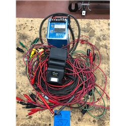 Assorted test leads, camera flash, ground fault tester