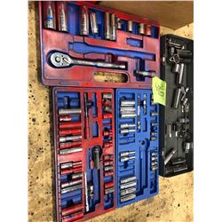 Assorted Metric/Standard Sockets, Ratchets