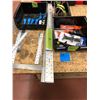 Image 1 : Tyrap pullers, aluminum rulers, carpenter square, Amphenol crimpers Qty 3