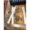 Image 6 : Tyrap pullers, aluminum rulers, carpenter square, Amphenol crimpers Qty 3