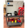 Image 1 : Rolling Cart 36 x 24 x 60 includes new and used taps and drill bits