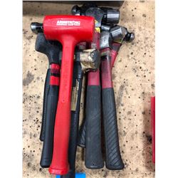 Assorted hammers