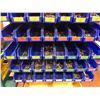 Image 3 : Rolling heavy duty hardware cart 36 x 26 x 60 powder coated includes assorted hardware