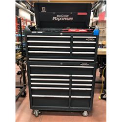 2 piece Mastercraft Maximum tool box, includes assorted tools in drawers