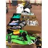 Image 1 : Safety Equipment - face shields, hard hats, goggles, safety glasses, fall arrest, assorted gloves, p