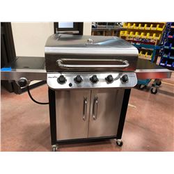 Char Broil BBQ used 10 times, c/w propane tank