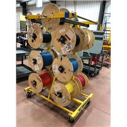 Rolling wire rack, powder coated includes all wire