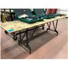 Image 1 : Wooden collapsible table 96" x 24" x 30" (table only)