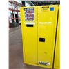 Image 1 : JUSTRITE flammable liquid storage cabinet 34" x 34" x 65" 1 shelf 1 roller tray no key