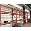 Image 1 : Orange Pallet racking 3 sections (shelving only)