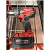 Image 4 : Milwaukee M18 drill Qty 2, M18 flashlight, M12 flashlight, M12 driver, M12 batteries Qty 2, M18 batt
