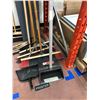 Image 2 : 3 - 24" push brooms,  3 - hand brushes, 2 dustpans, 1 lobby dustpan, 1 broom handle, squeegee