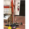 Image 1 : 3 - 36" push brooms, 4 - hand brushes, 2 dustpans, 1 lobby dustpan, mop handle