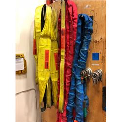 Tuflex blue slings Type: EN240 4' qty 2, Tuflex red slings Type: EN150 6' qty 4, LiftAll Type: 3EE2-