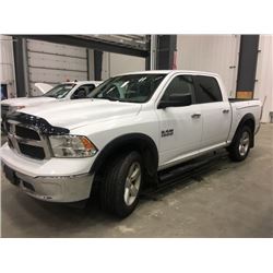 2016 Dodge 1500 SLT, 59,000 kms, 4x4, 6 cyl 3.6VVT, 6 cyl, Crew Cab, Auto, Exec driven Sask Unit