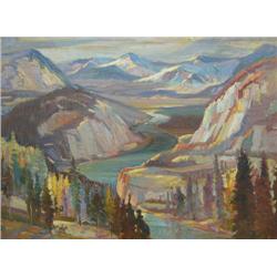 Banff, Alberta c. 1940; Tom Anderton (Attributed to, British 1894-1956)