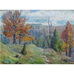 Fall Landscape; Minnie Kallmeyer OSA (American/Canadian, 1882-1947)
