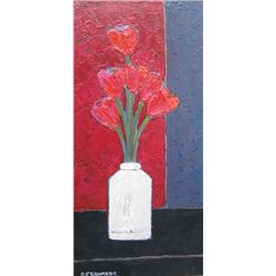 Tulips on Friday; David J. Edwards (Canadian, 1944 - )