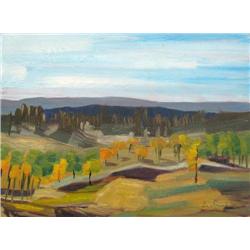 Dance of the Poplars, 1977 ; Sonia Cornwall (Canadian, 1919 - )