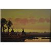 Image 1 : 18JZ-18 COLEMAN GOLDEN TEEPEE PAINTING