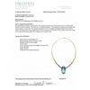 Image 5 : 18CAI-1 AQUAMARINE  DIAMOND PENDANT