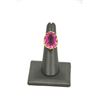 Image 1 : 18PD-7 PINK STONE RING