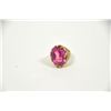 Image 5 : 18PD-7 PINK STONE RING