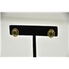 Image 3 : 18PD-PERIDOT  GOLD EARRINGS