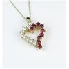Image 2 : 18CAI-64 RUBY  DIAMOND PENDANT