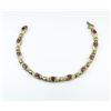 Image 1 : 18CAI-54 RUBY  DIAMOND BRACELET