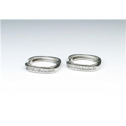 18CAI-56 DIAMOND HOOP EARRINGS