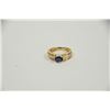 Image 5 : 18PD-10 SAPPHIRE  DIAMOND RING