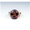 Image 1 : 18CAI-35 PINK TOURMALINE  DIAMOND RING