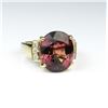 Image 2 : 18CAI-35 PINK TOURMALINE  DIAMOND RING