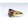 Image 3 : 18CAI-35 PINK TOURMALINE  DIAMOND RING