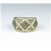 Image 1 : 18CAI-36 LEVIAN WHITE  CHAMPAGNE DIAMOND RING