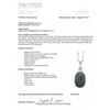 Image 4 : 18CAI-9 GREEN SAPPHIRE  DIAMOND PENDANT