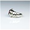 Image 3 : 18CAI-72 PURPLE GARNET  DIAMOND RING
