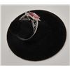 Image 3 : 18RPS-30 PINK TOURMALINE  DIAMOND RING