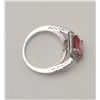 Image 5 : 18RPS-30 PINK TOURMALINE  DIAMOND RING