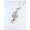 Image 2 : 18CAI-69 PEARL  DIAMOND PENDANT