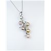 Image 3 : 18CAI-69 PEARL  DIAMOND PENDANT