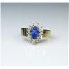 Image 1 : 18CAI-73 TANZANITE  DIAMOND RING