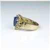 Image 2 : 18CAI-73 TANZANITE  DIAMOND RING