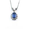 Image 1 : 18CAI-66 SAPPHIRE  DIAMOND PENDANT
