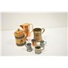 Image 1 : 18RC-241 4 SMALL METAL BAR PITCHERS