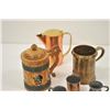Image 3 : 18RC-241 4 SMALL METAL BAR PITCHERS
