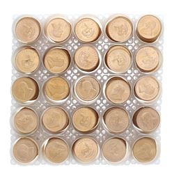 BULLION: [500] South African Krugerrand gold coins, Contain 1 troy ounce gold each; Assorted date. *
